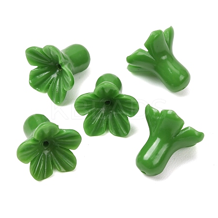 Dyed Synthetic Coral Carved Beads GG-CBAE64B-01B-01-1