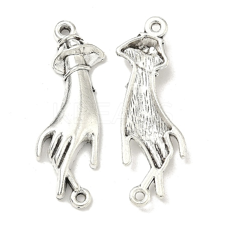 Tibetan Style Zinc Alloy Links connectors TIBEP-R334-233AS-RS-1