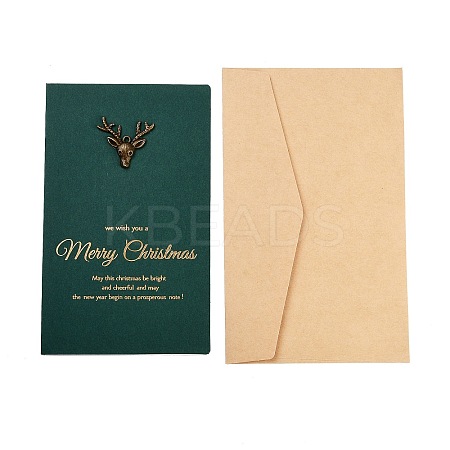 Rectangle Paper Greeting Card AJEW-P123-C01-1