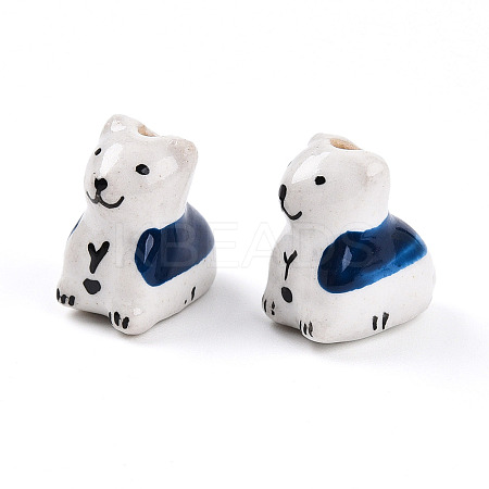 Handmade Porcelain Beads PORC-N009-09A-1