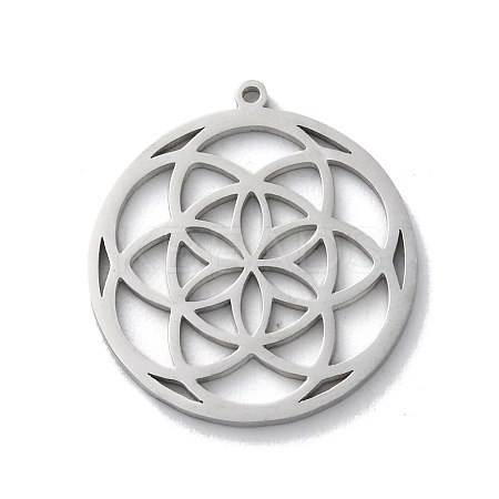 Anti-Tarnish 304 Stainless Steel Pendants LS-STAS-S149-02P-1