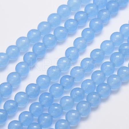 Natural & Dyed Malaysia Jade Bead Strands X-G-A146-8mm-A20-1