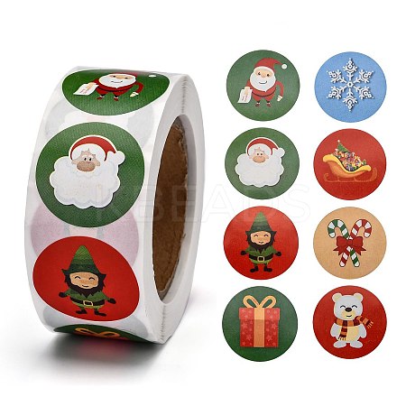 Christmas Tag Stickers DIY-E023-07E-1
