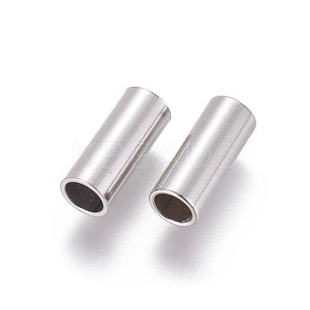 Tarnish Resistant 304 Stainless Steel Tube Beads STAS-F205-03P-G-1