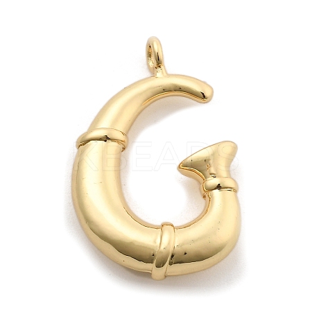 Rack Plating Brass Pendants KK-I722-08G-G-1