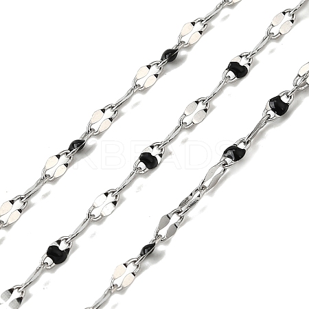304 Stainless Steel Dapped Chains CHS-H036-01P-08-1