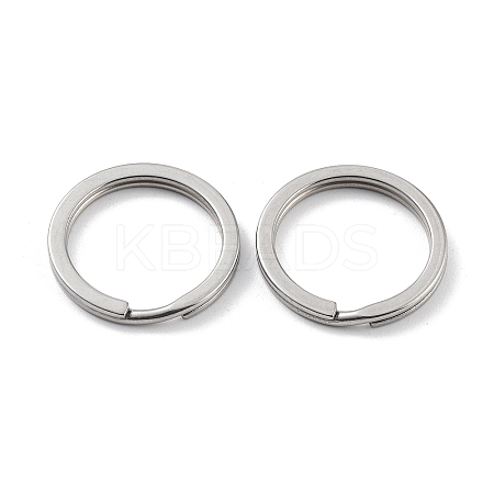 Non-Tarnish 304 Stainless Steel Split Key Rings STAS-Q314-01D-P-1