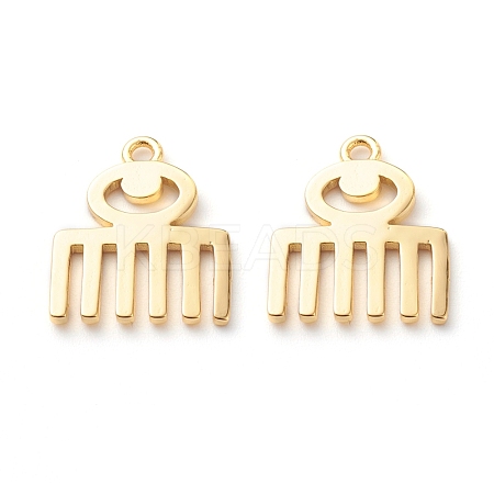 Brass Pendants KK-Z010-11G-1