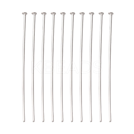 Tarnish Resistant 304 Stainless Steel Flat Head Pins STAS-E023-0.6x30mm-1