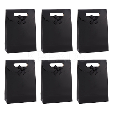 Rectangle Paper Gift Bags CARB-WH0017-14B-05-1