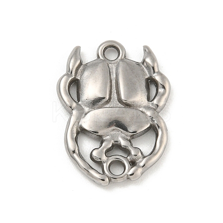 Non-Tarnish 304 Stainless Steel Connector Charms STAS-N103-92P-1