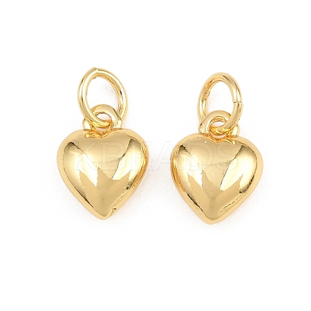 Valentine's Day Brass Charms KK-H292-57C-G-1