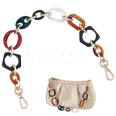 Geometric Acrylic Purse Decorative Chains AJEW-WH0348-911-1