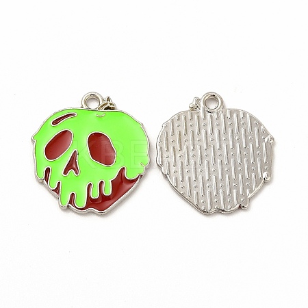 Rack Plating Alloy Enamel Pendants FIND-G054-20P-02-1