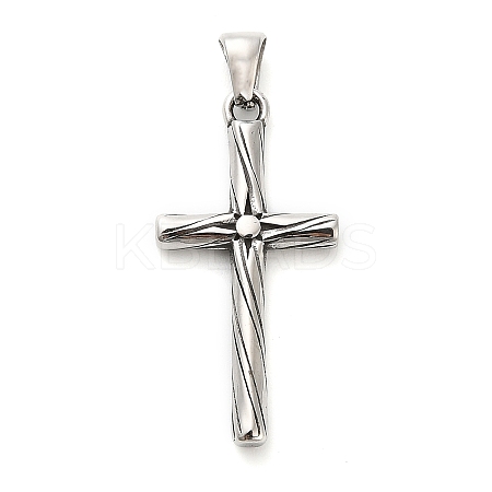 316 Surgical Stainless Steel Pendants STAS-A123-13AS-1