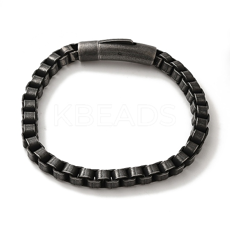 316 Surgical Stainless Steel Box Chain Bracelets BJEW-Q349-07B-1