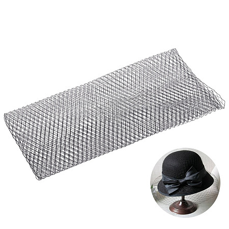 Polyester Birdcage Bridal Veil Netting AJEW-WH0471-103B-01-1