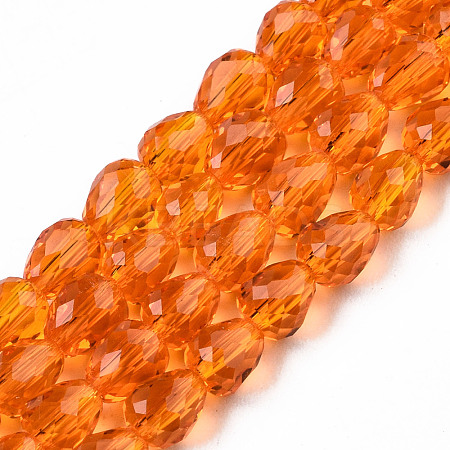 Transparent Glass Beads Strands GLAA-N045-002-C01-1