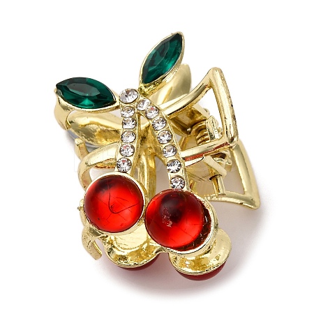 Cherry Alloy Claw Hair Clips LS-PHAR-K006-05G-1
