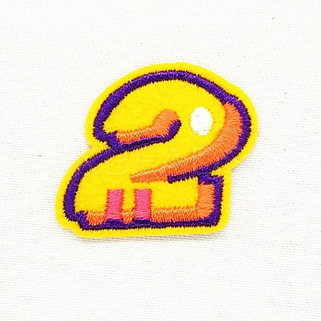 Computerized Embroidery Cloth Iron on/Sew on Patches DIY-K012-03-S1003-2-1