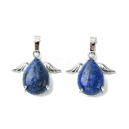 Natural Dyed Lapis Lazuli Pendants G-C114-05P-01-1