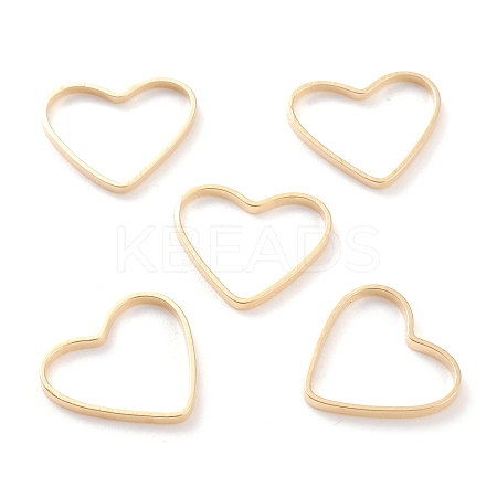 Brass Linking Rings KK-Y003-02A-G-1