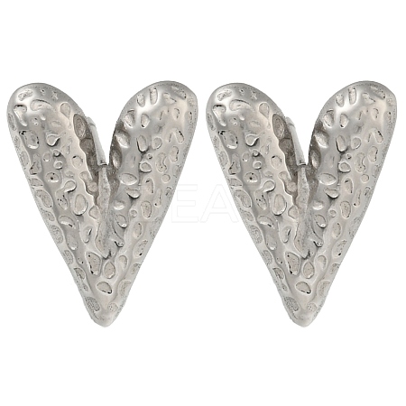 Non-Tarnish 304 Stainless Steel Ear Stud Earrings EJEW-P291-06P-1