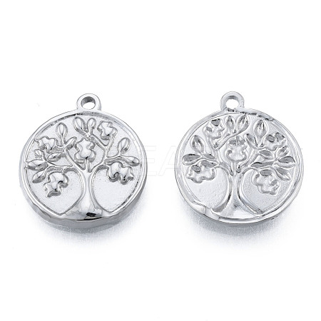 Non-Tarnish 304 Stainless Steel Pendants STAS-N098-210P-1