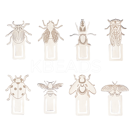 3 Sets 201 Stainless Steel Bookmarks STAS-DR0001-09A-1