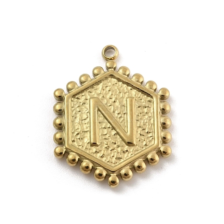 201 Stainless Steel Pendants STAS-R227-01N-G-1