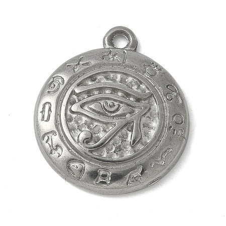 304 Stainless Steel Pendants STAS-L277-02B-P-1