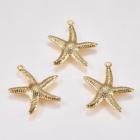 304 Stainless Steel Pendants STAS-YW0002-44-1