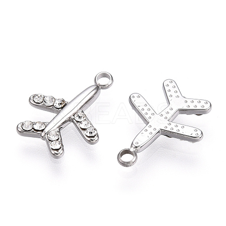 304 Stainless Steel Charms STAS-T064-27P-1