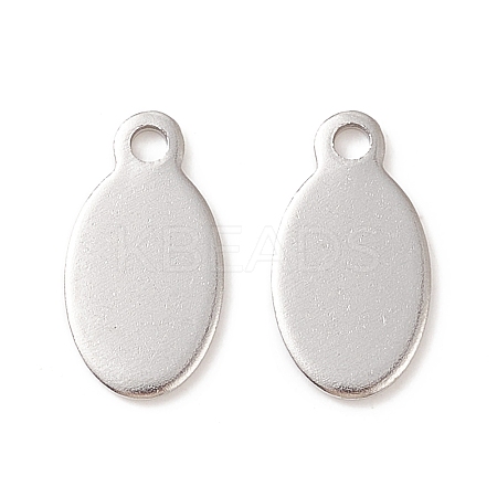 Tarnish Resistant 304 Stainless Steel Stamping Blank Tag Pendants STAS-P134-12-1