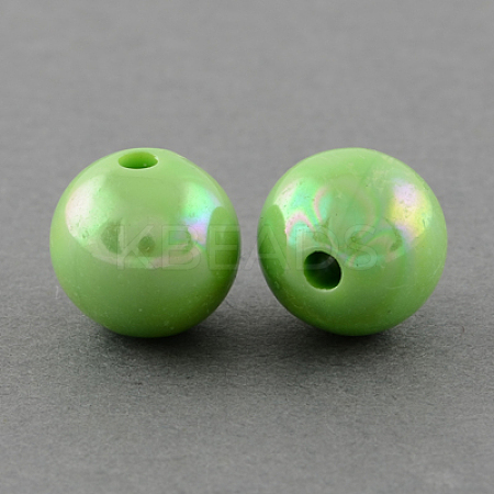 Solid Color Acrylic Beads PACR-S095-20mm-17-1