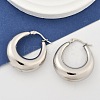 Non-Tarnish 304 Stainless Steel Chunky Hoop Earrings for Women EJEW-F280-06E-P-1