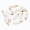 Natural Freshwater Shell Pendants SHEL-BC0001-002-6