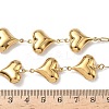 Ocean 304 Stainless Steel Link Chain Necklaces for Women NJEW-A060-01E-G-3