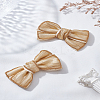 2Pcs Polyester Bowknot Shoe Decoration FIND-LP0009-87B-1