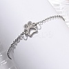 Tarnish Resistant 201 Stainless Steel Link Bracelets STAS-T040-JN020-1-2
