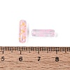 Picasso Transparent Glass Bugle Beads SEED-N010-02A-09-3