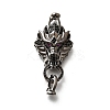 Brass Micro Pave Cubic Zirconia Fold Over Clasps KK-M318-25B-1