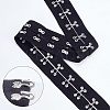 Steel Hook Buckles FIND-WH0082-92B-4
