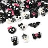 42Pcs 7 Styles Halloween Opaque Resin Cabochons CRES-FS0001-31-2