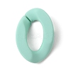 Spray Painted Acrylic Linking Ring OACR-WH0006-16E-1