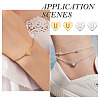 4Pcs 2 Colors Stainless Steel Beads STAS-TA0002-72C-7