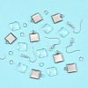 DIY Square Dangle Earring Making Kits DIY-FS0009-17-2