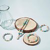 Flat Round Handmade Polymer Clay Bead Spacers CLAY-R067-3.0mm-13-6