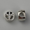 Zinc Alloy European Beads FIND-WH0112-87AS-1
