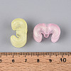 Luminous Frosted Transparent Acrylic Beads TACR-T029-21D-5